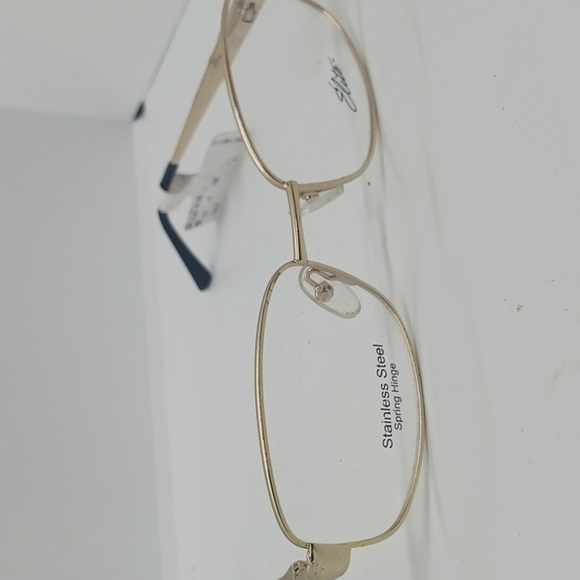 NWT WOMEN'S ELITE EYEGLASS FRAMES ELW16-82 GOLD - Picture 3 of 5